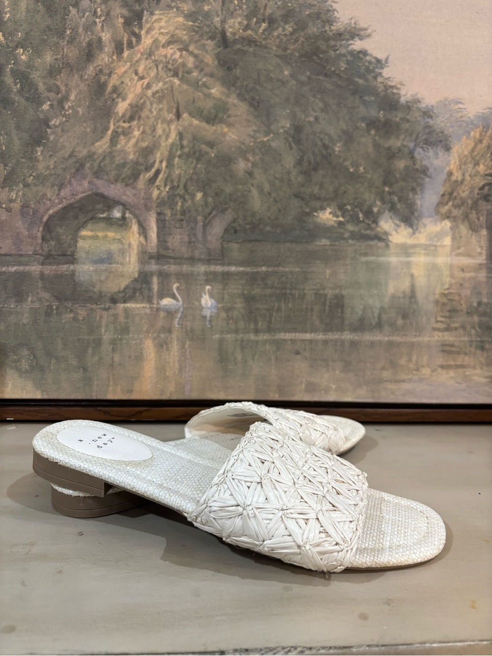 a new day Woven Slide Sandals in Off-White - Picture 2 of 3